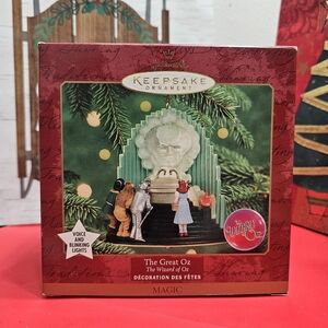 Wizard Of Oz - The Great Oz - 2000 Magic Hallmark Keepsake Christmas Ornament